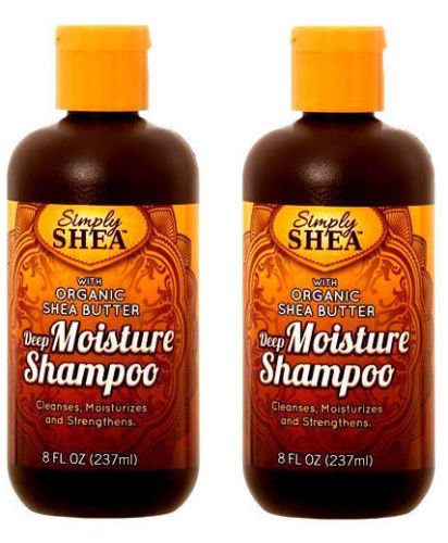 Simple Shea Deep Moisture Shampoo - 12 Pack for Dry & Damaged Hair | Hydrating & Nourishing Hair Care | Salon Quality Shampoo for Women & Men | Perfect for Daily Use & Professional Salons