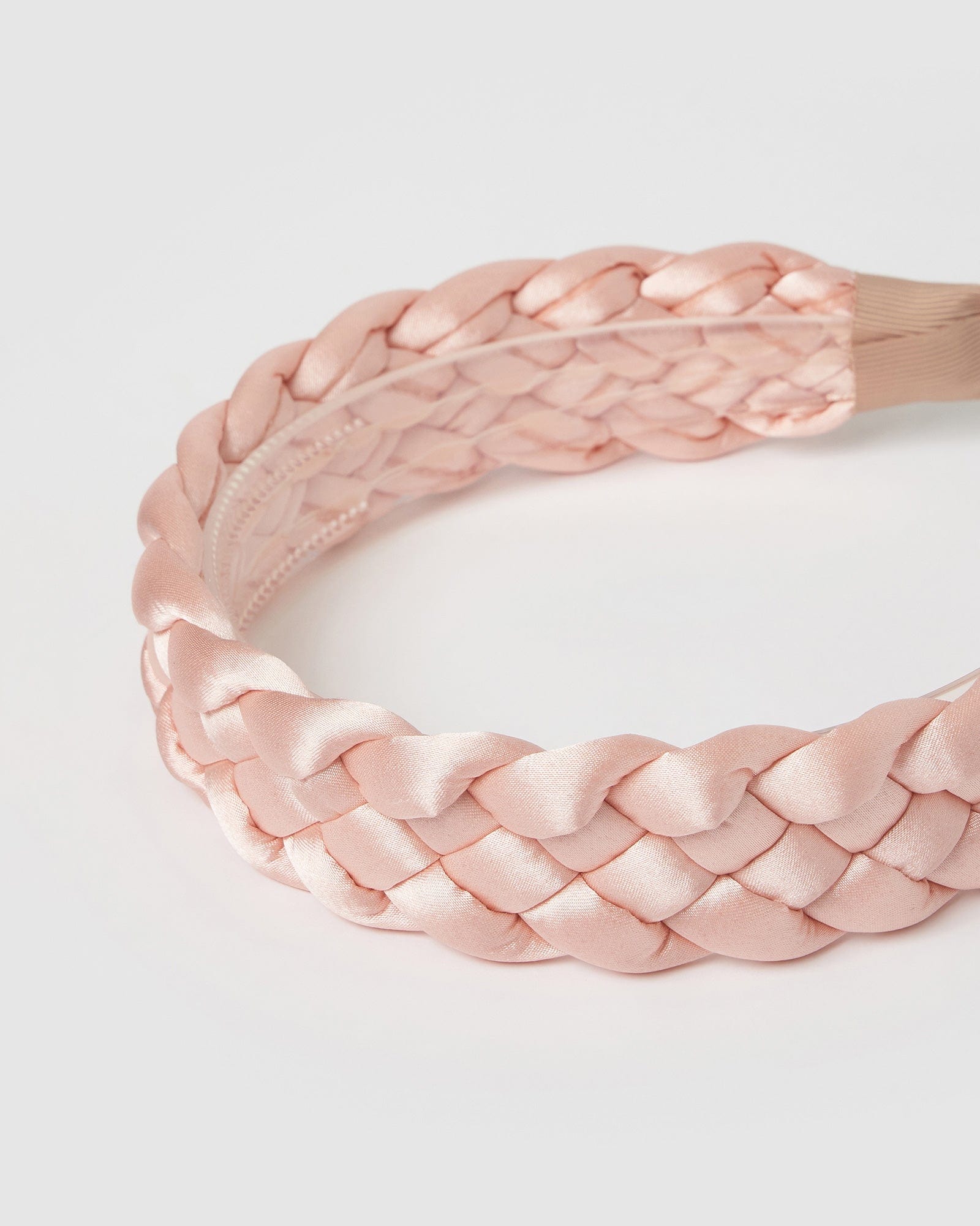 Izoa Gabriella Headband for Women - Soft Stretchy Baby Pink Hair Accessory for Workouts, Yoga, and Everyday Style