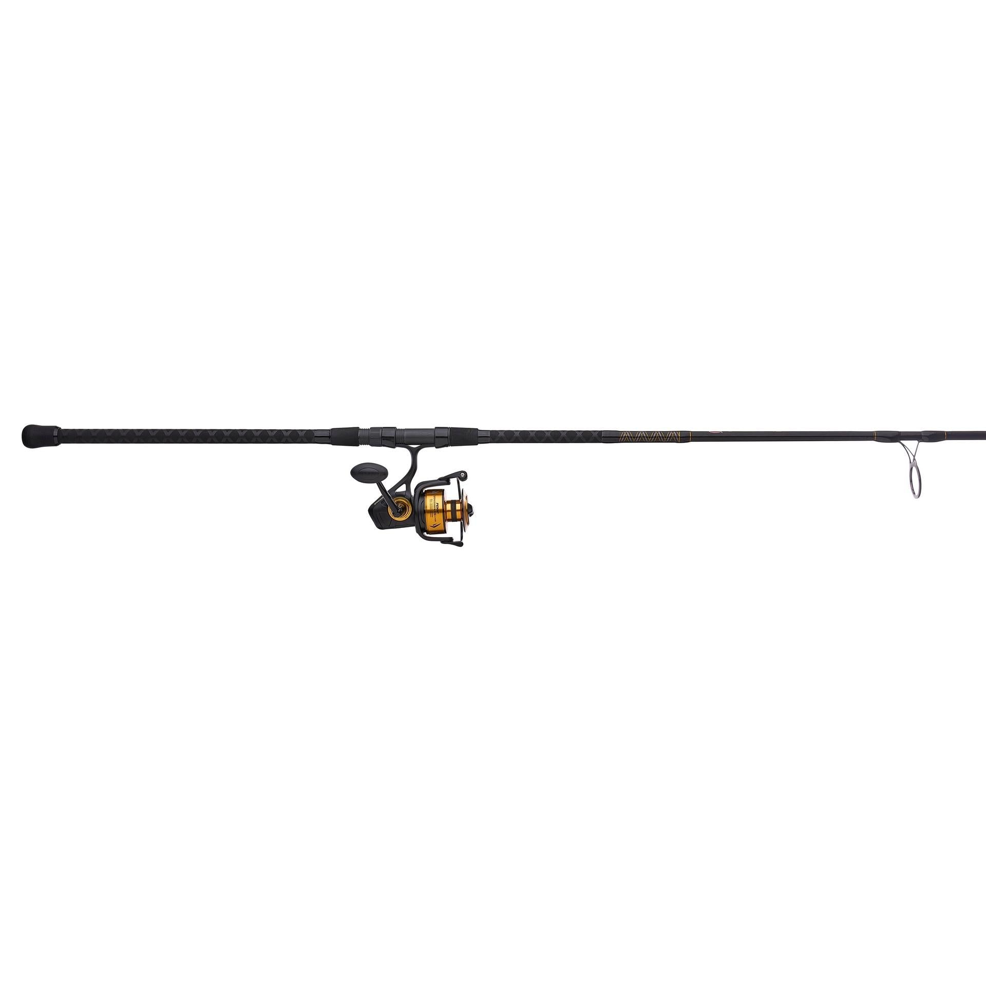 Penn Spinfisher® VII Spinning Rod and Reel Combo - Saltwater Fishing Gear for Surf, Pier & Offshore Angling - Corrosion-Resistant Spinning Reel with Heavy-Duty Fishing Rod
