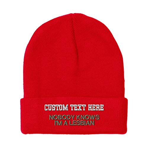 Red Personalized Text Here