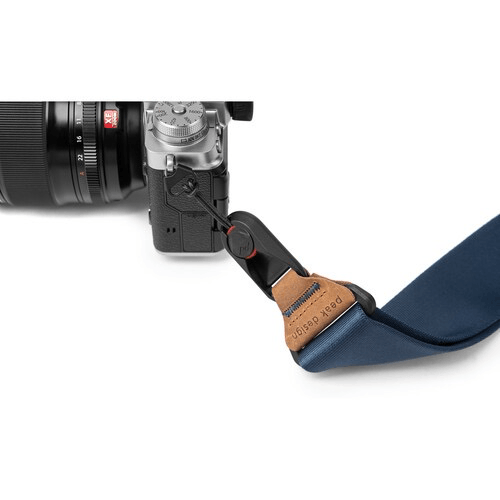 Peak Design Slide Camera Strap - Adjustable & Comfortable Shoulder Strap for DSLR & Mirrorless Cameras (Midnight Blue) - Perfect for Travel, Hiking & Professional Photography