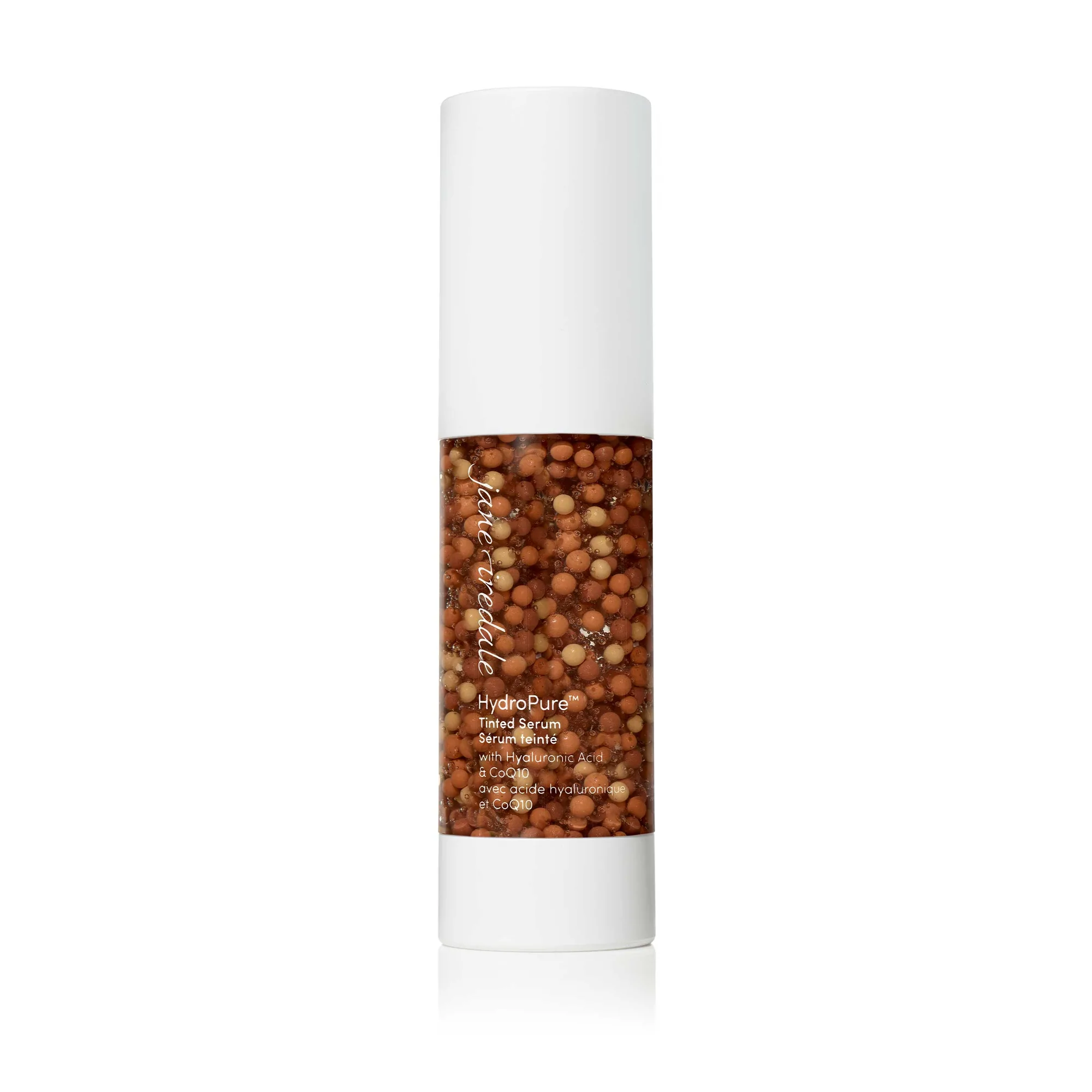 Jane Iredale HydroPure Tinted Serum with Hyaluronic Acid & CoQ10 - Hydrating, Anti-Aging Face Makeup for Dry Skin | Perfect for Daily Wear & Special Occasions