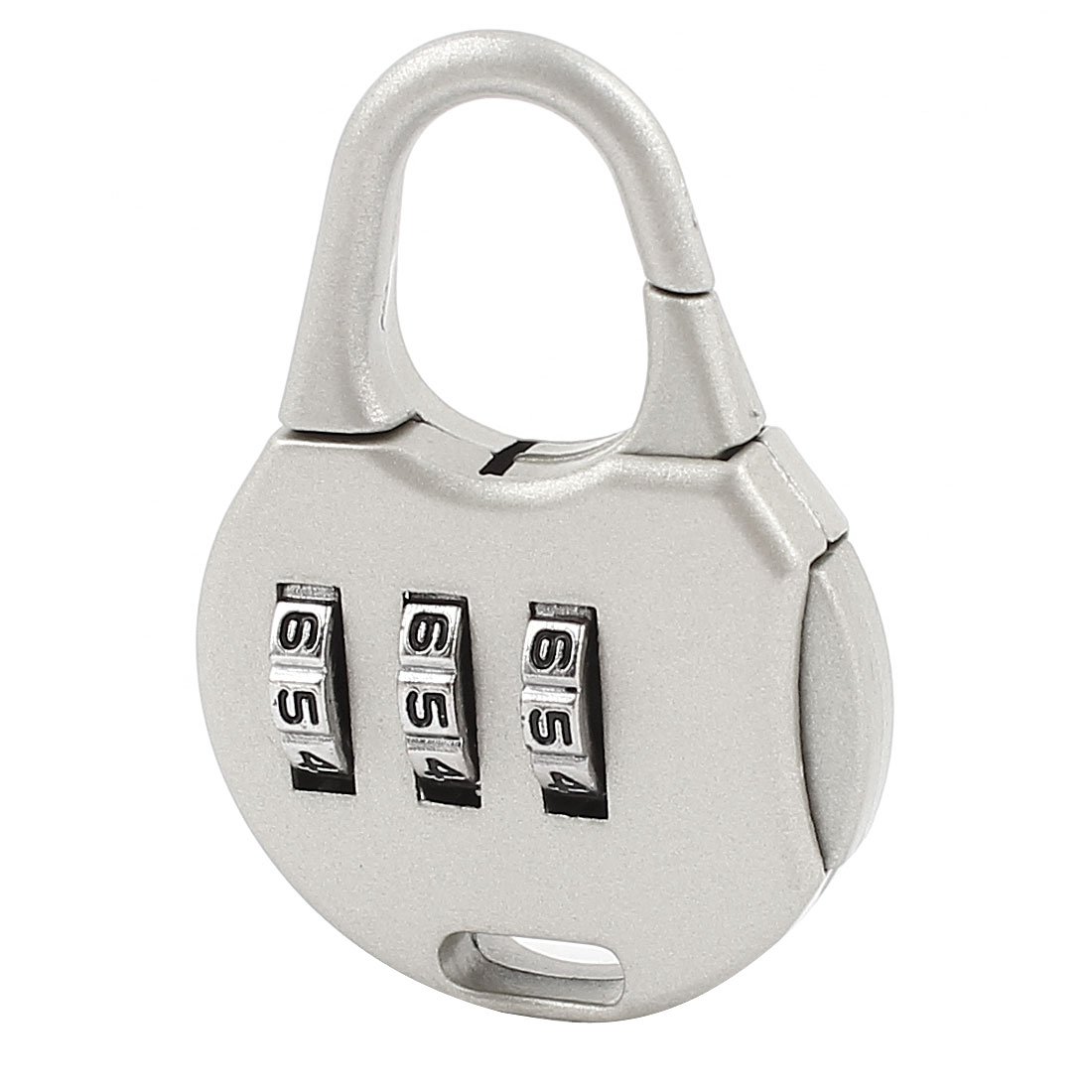 uxcell 3-Digit Security Combination Padlock for Luggage & Travel Bags - Light Khaki | TSA Approved Lock for Suitcases, Backpacks & Gym Lockers