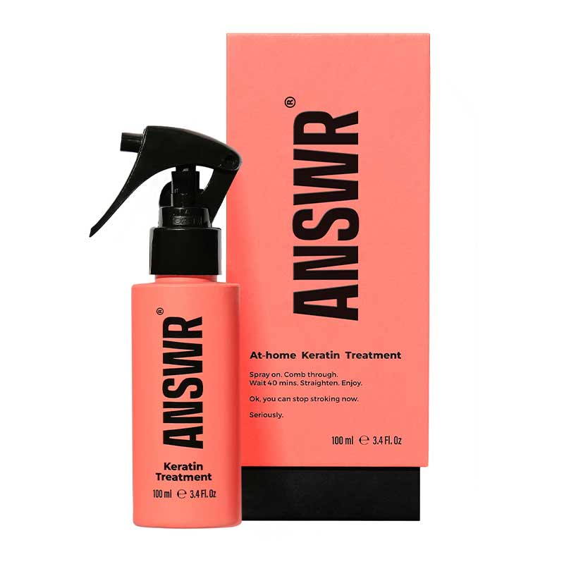 ANSR Professional At-Home Keratin Hair Treatment for Smooth & Shiny Hair - Salon-Quality Results for Frizz Control & Hair Repair at Home