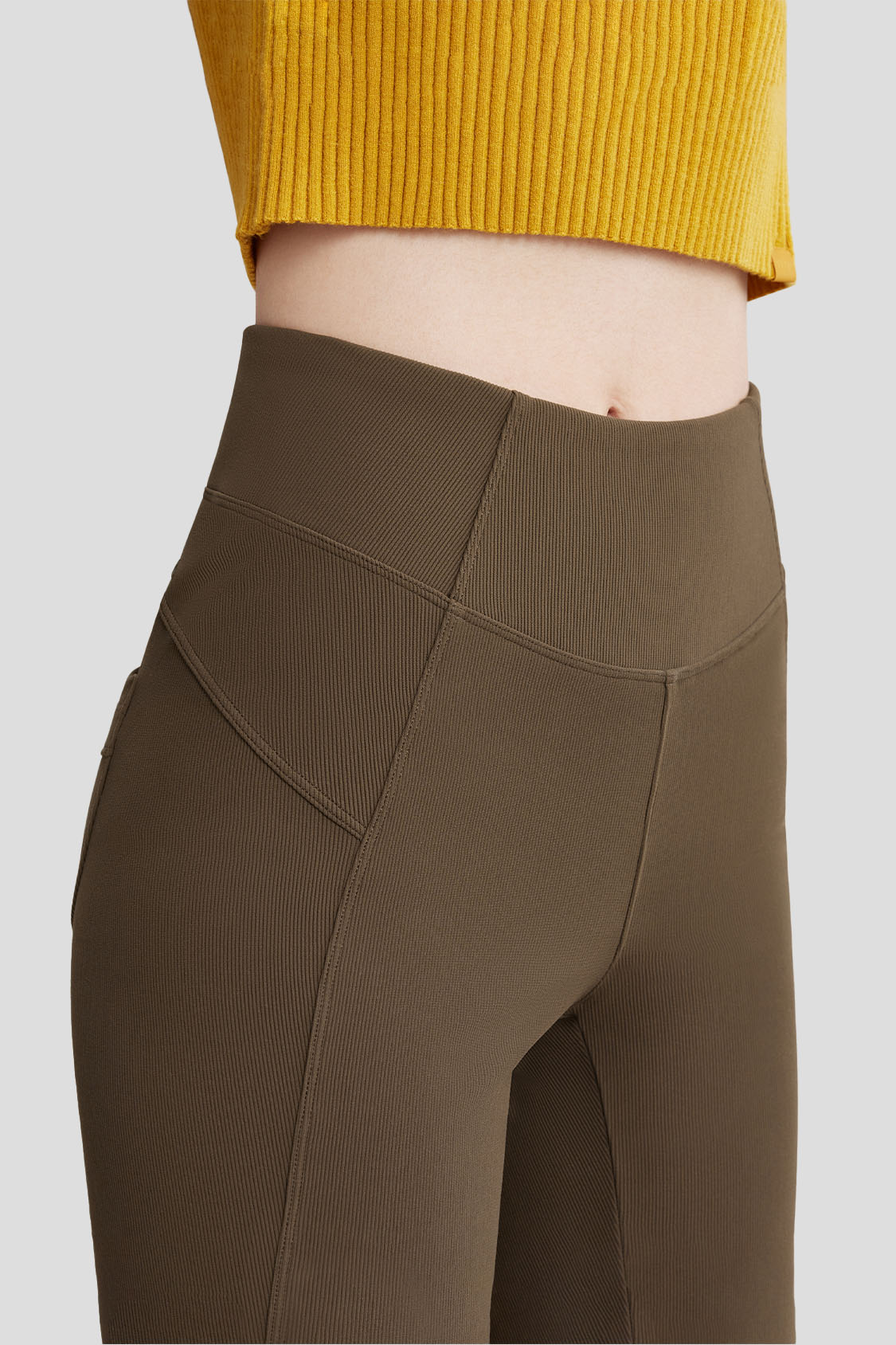 Women's High Elasticity Flared Pants - Stretchy Comfort Bootcut Trousers for Work, Casual & Yoga | Plus Size Options Available