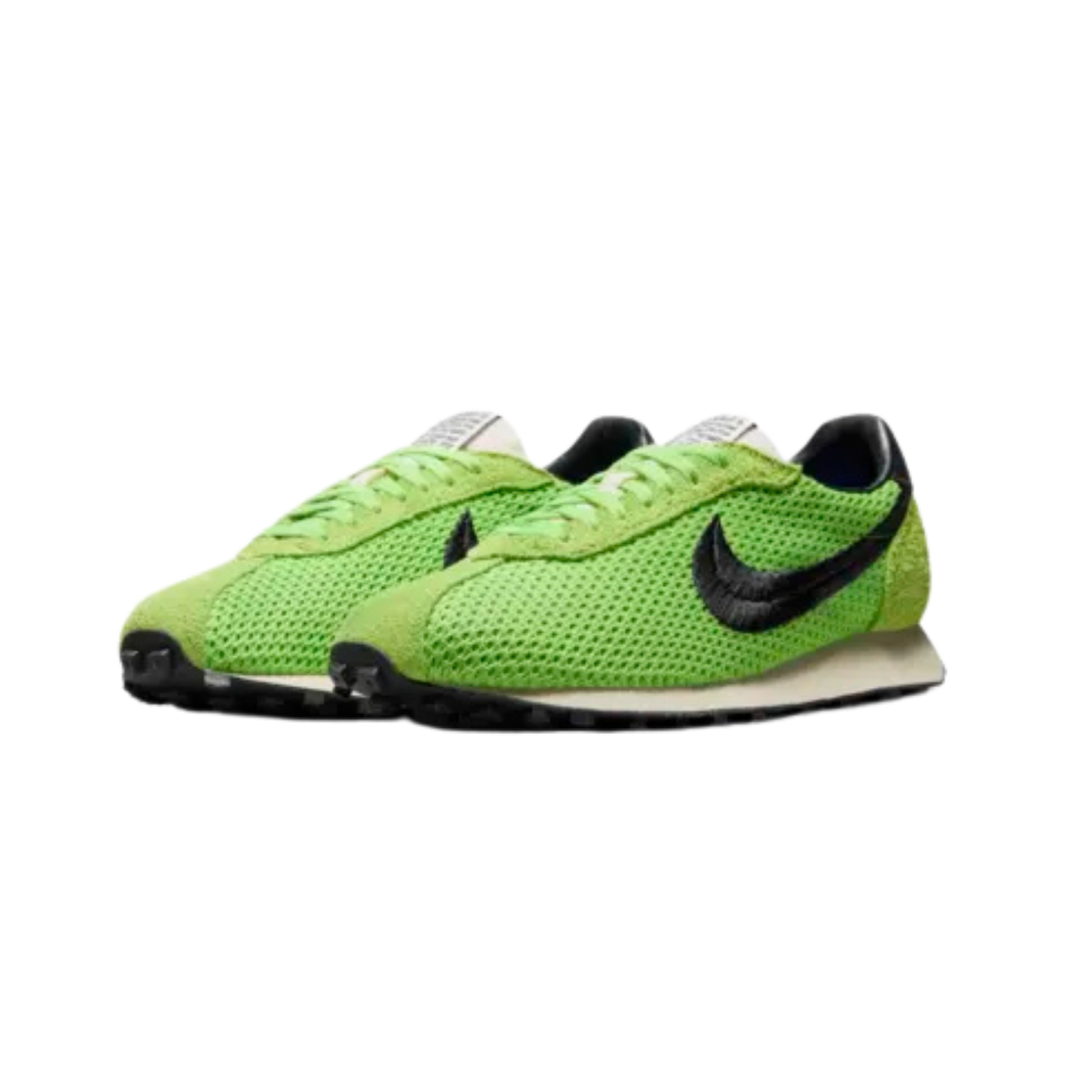 Nike LD 1000 SP Stussy Sneakers in Action Green, Black & Fossil - Stylish Streetwear Shoes for Men | Perfect for Casual Wear, Urban Fashion & Skateboarding