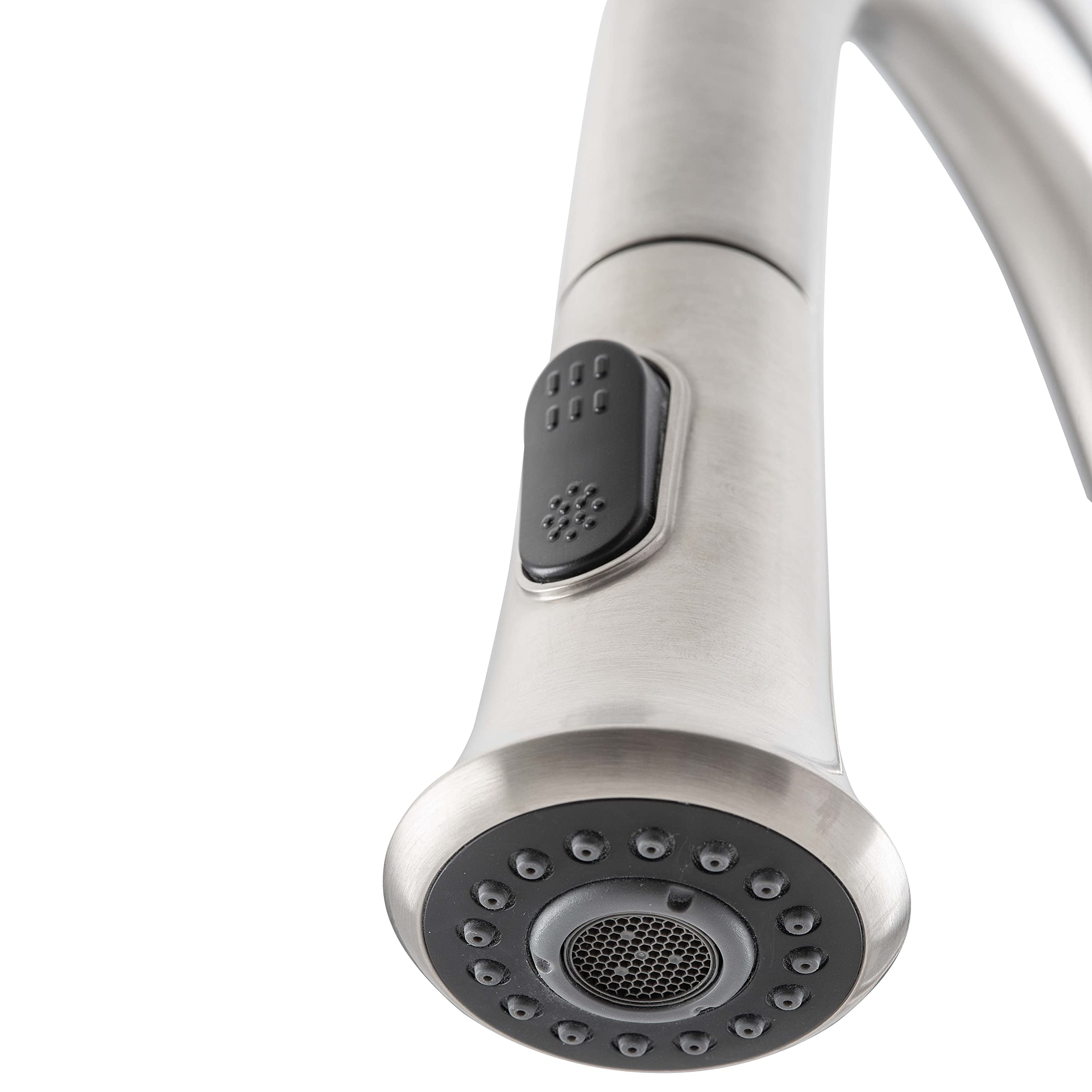 Ancona AN-4376 Rivella Pull-Down Single Handle Dual Spray Kitchen Faucet in Brushed Nickel - Perfect for Modern Kitchens & Easy Dishwashing