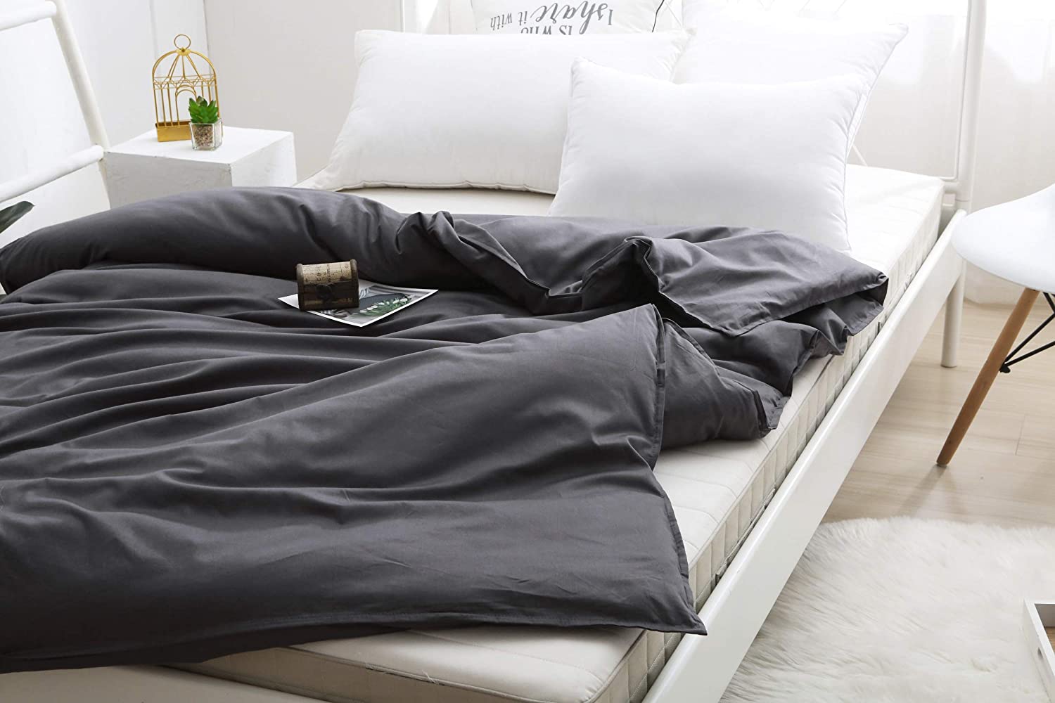 Premium Pillowtex Cotton Duvet Cover for Weighted Blanket - Soft Breathable Bedding Set for All Seasons - Perfect for Home, Hotel & Guest Room Comfort