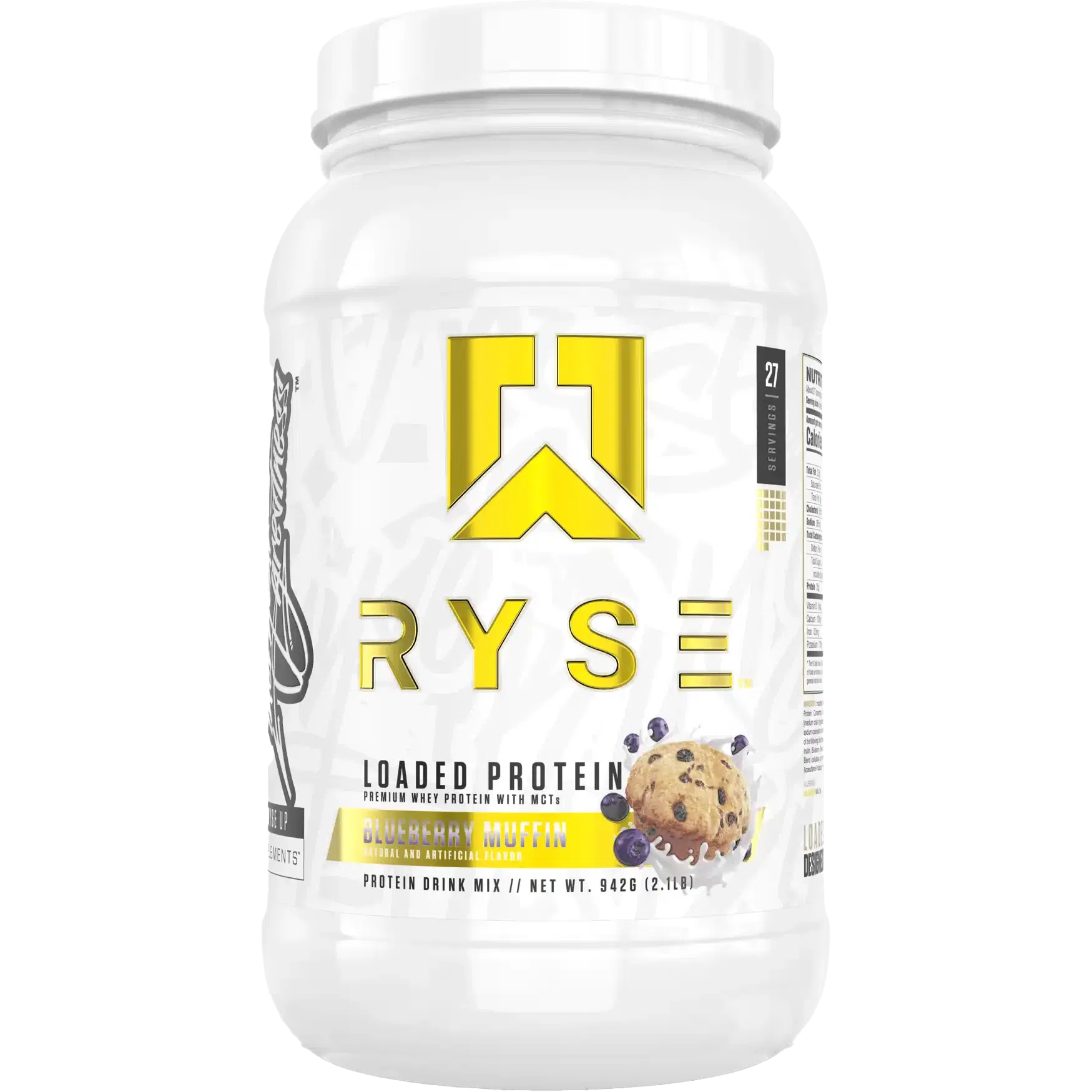 RYSE Loaded Protein Powder - Premium Whey Protein Supplement for Muscle Growth & Recovery - Ideal for Post-Workout, Weight Training & Fitness Enthusiasts