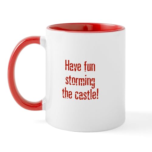 White/Red Inside - Have Fun Storming The Castle! Mug