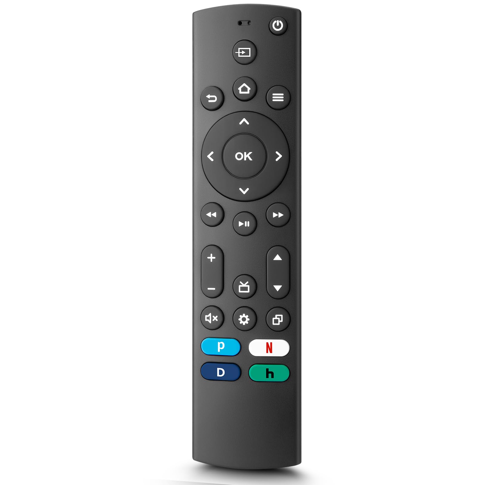 Universal TV Remote Control Compatible with Insignia, Toshiba, Pioneer, Samsung, TCL, LG, Hisense, Vizio, Sony, Philips & Roku Smart TVs - Replacement Remote for Streaming, Gaming & Home Theater Use