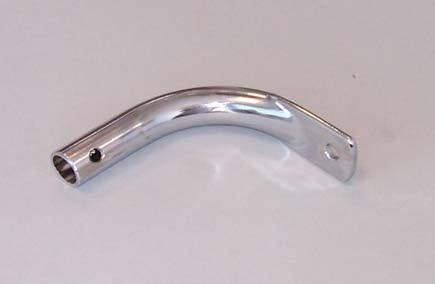 Stainless Steel Exhaust Pipe with 45 Degree Bend - High Performance Automotive Exhaust System Replacement Part - Perfect for Car, Truck & Motorcycle Upgrades