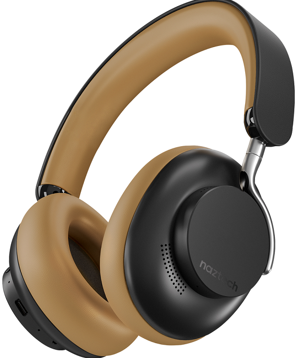 Naztech AURA 360 ANC Wireless Noise Cancelling Over-Ear Headphones - Bluetooth 5.0, 30H Playtime, Hi-Fi Sound (3 Color Options) for Travel, Work & Home Entertainment