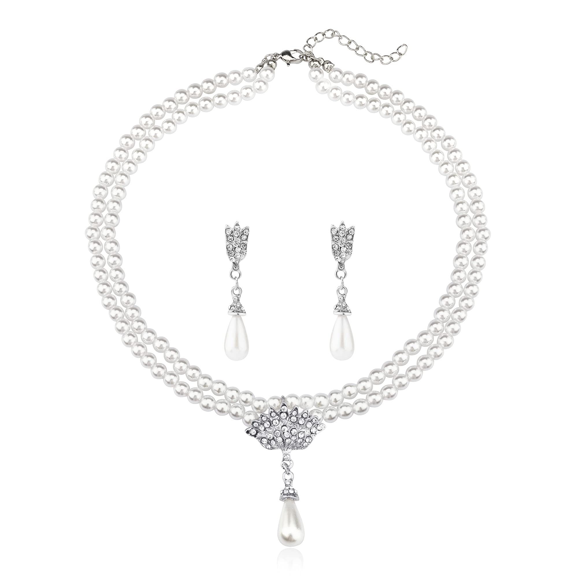 Pearl Jewelry Set for Women - Wedding & Party Accessories