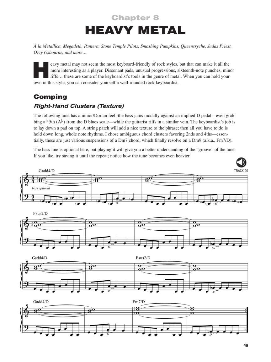 Rock Keyboard - The Complete Guide Book with Online Audio (Hal Leonard Keyboard Style) | Learn Rock Piano Techniques & Play Along Tracks for Performances & Practice