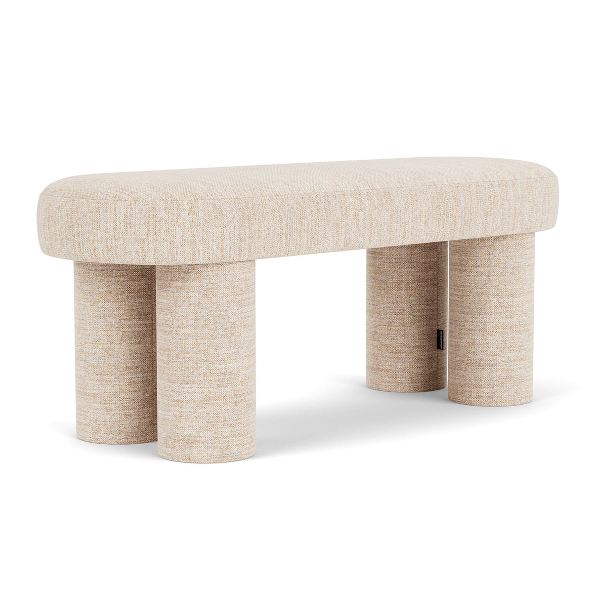 Charlie Fabric Bench - Stylish and Comfortable Upholstered Bench for Living Room, Bedroom, or Entryway | Perfect for Seating, Storage, and Home Decor