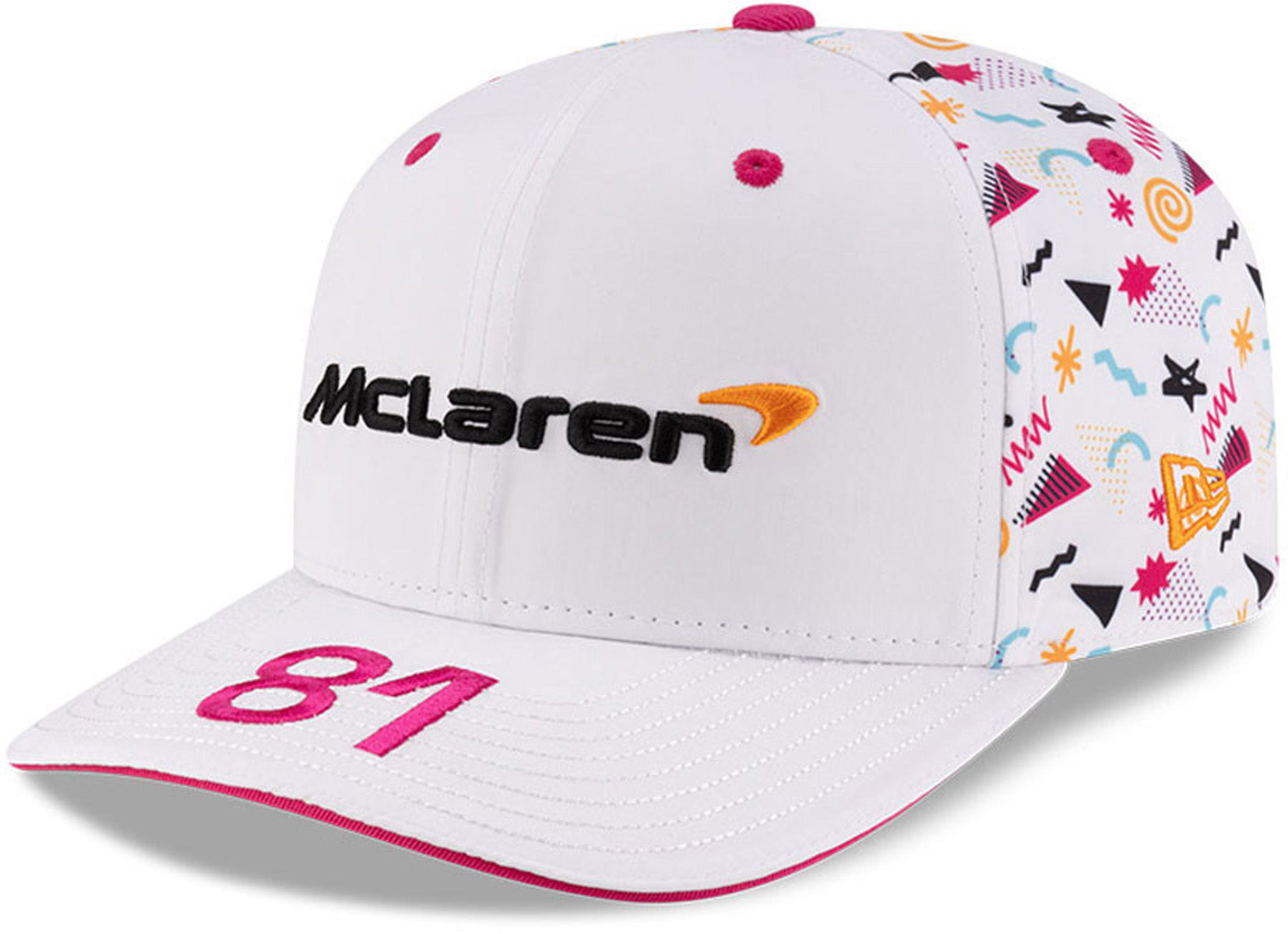 McLaren F1 New Era 9Seventy Oscar Piastri Miami GP Stretch Snapback Driver Cap - Official F1 Racing Hat for Men, Adjustable Baseball Cap for Motorsport Fans - Perfect for Grand Prix Events & Streetwear Fashion