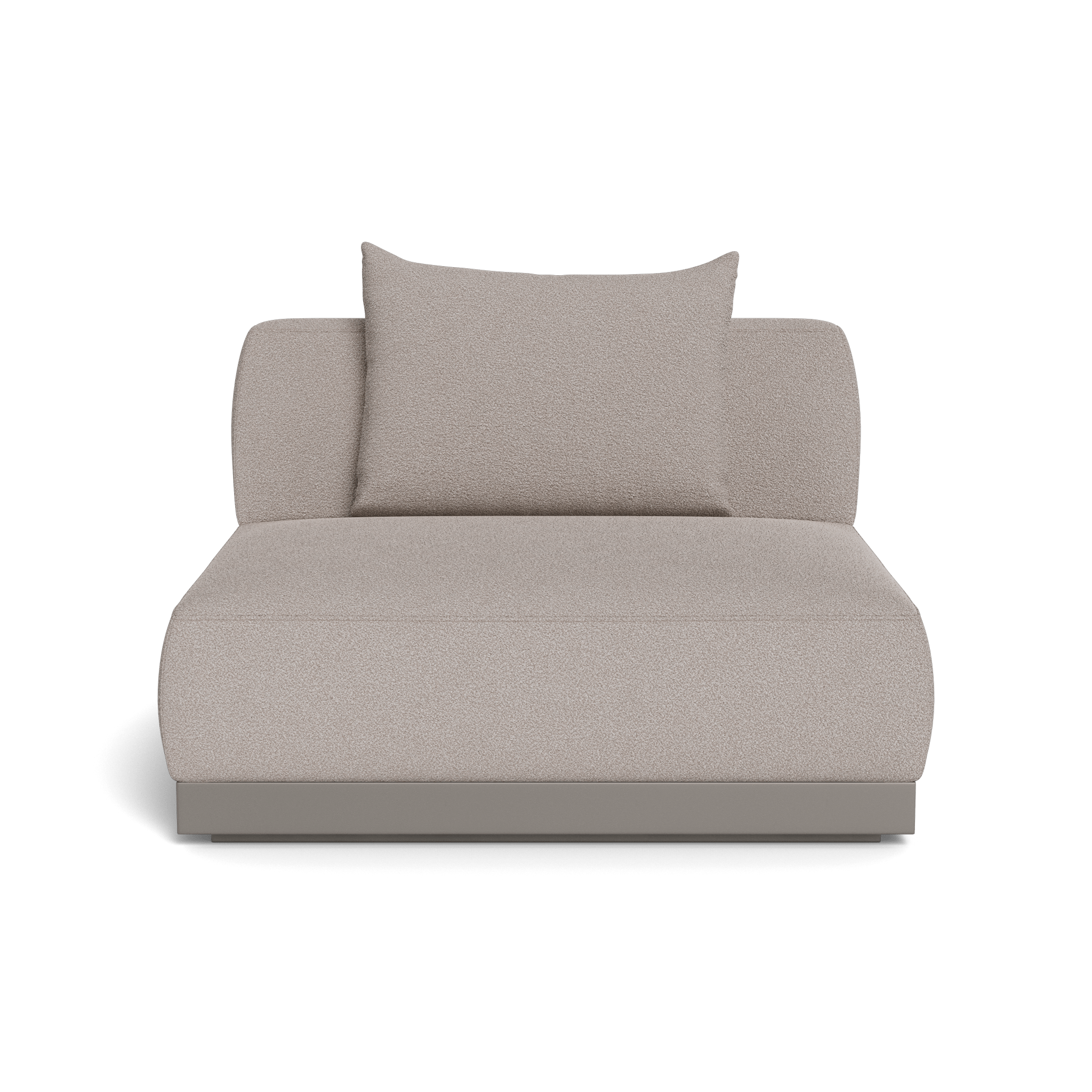 Amalfi Armless Single Sofa - Modern Minimalist Loveseat for Small Spaces | Perfect for Apartments, Studios & Cozy Living Rooms