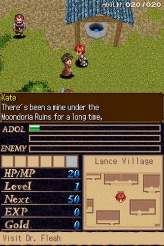Legacy of Ys: Books I & II - Renewed Nintendo DS Game | Classic RPG Adventure for Gamers | Perfect for Travel & Retro Gaming