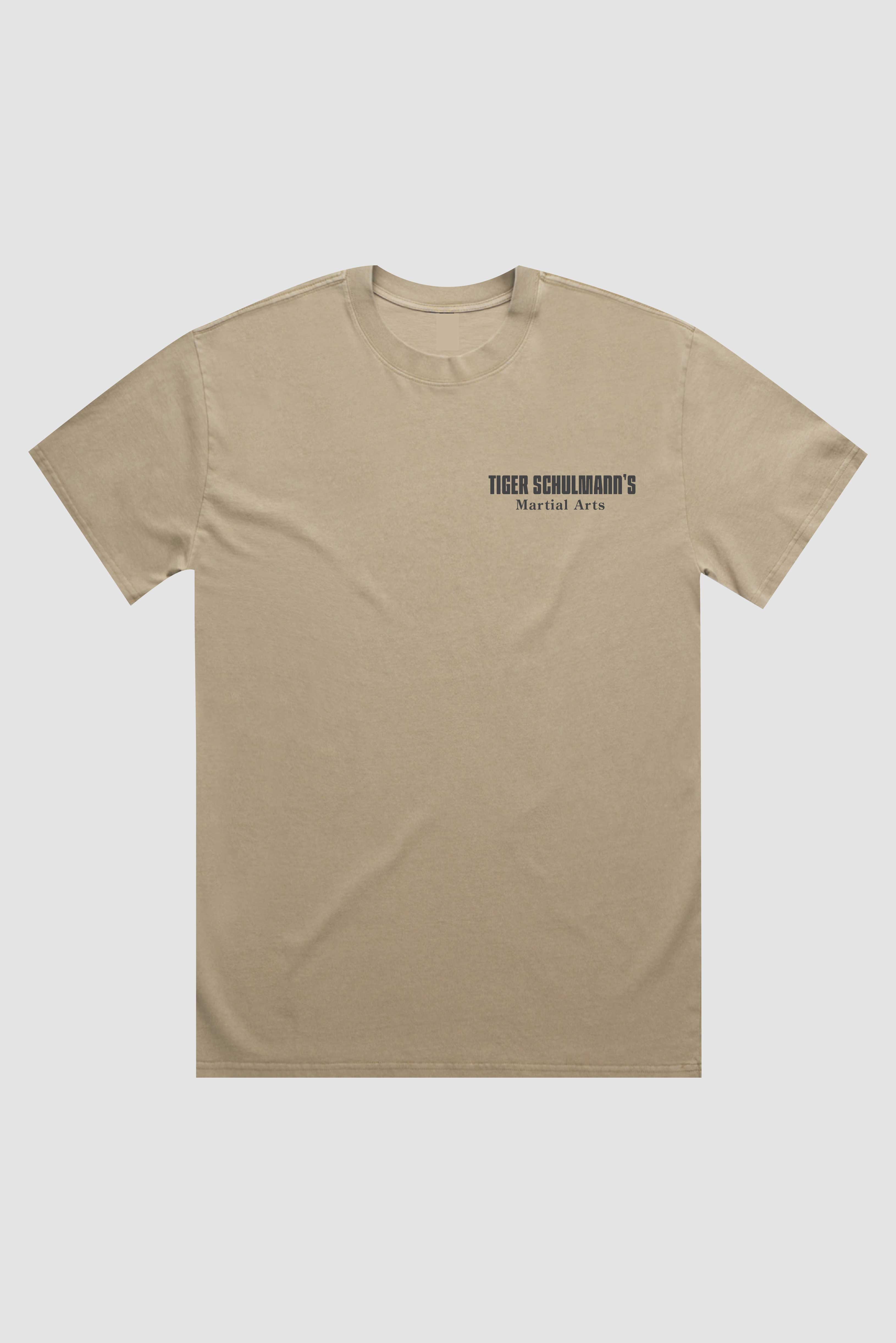 The Hard Work Tee - Faded Khaki | Premium Cotton T-Shirt for Men | Perfect for Casual Wear, Workouts & Everyday Comfort