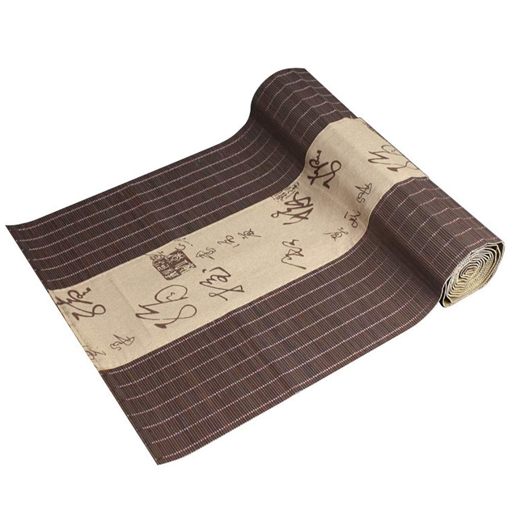 Japanese-Style Bamboo Table Runner - 30x300cm for Dining & Decor
