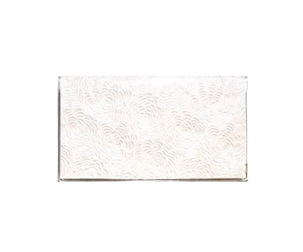 3 Year Bling Glitter Pocket Calendar Planner 2025-2027 with Free Notepad - Floral 3D White Rose Design | Perfect for Organizing, Gift Giving & Daily Planning