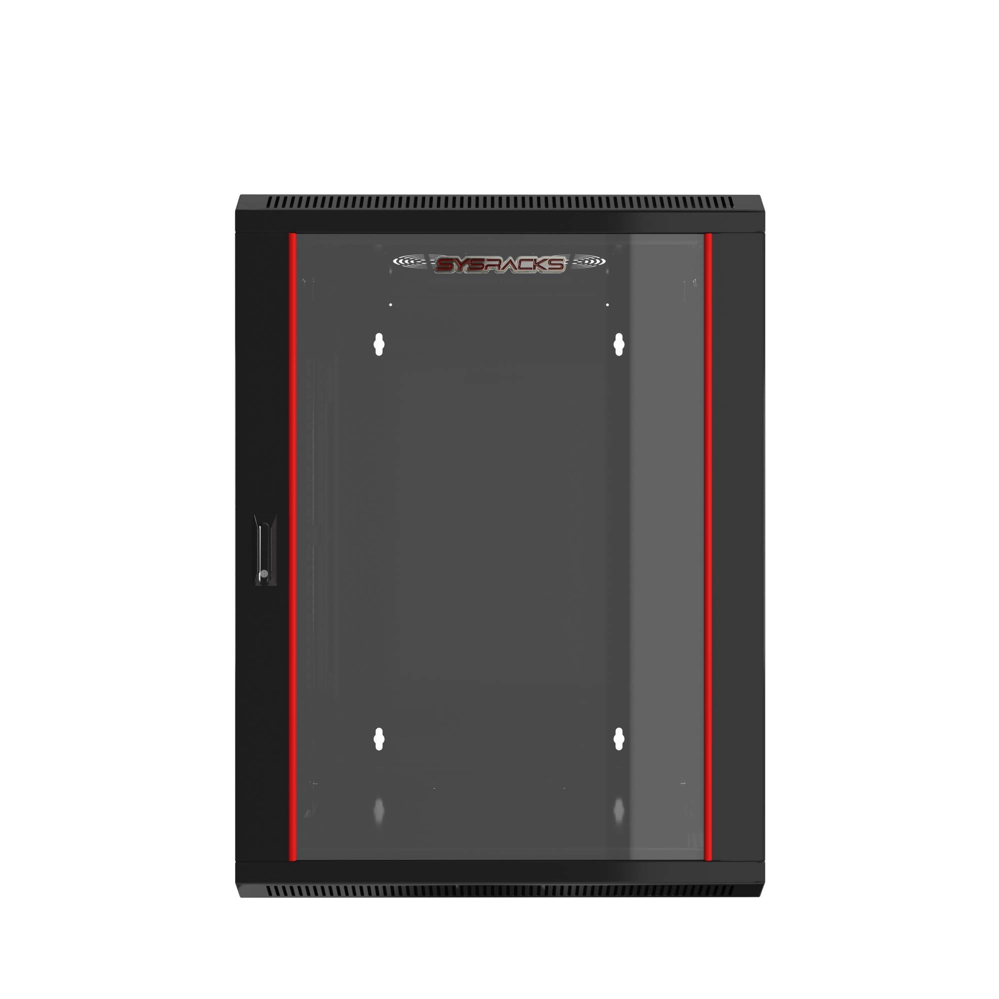 15U Wall Mount Server Rack Cabinet - 24-Inch Depth Network Equipment Enclosure for Electronics, Security & AV Systems - Ideal for Data Centers, Home Studios & Office Server Rooms