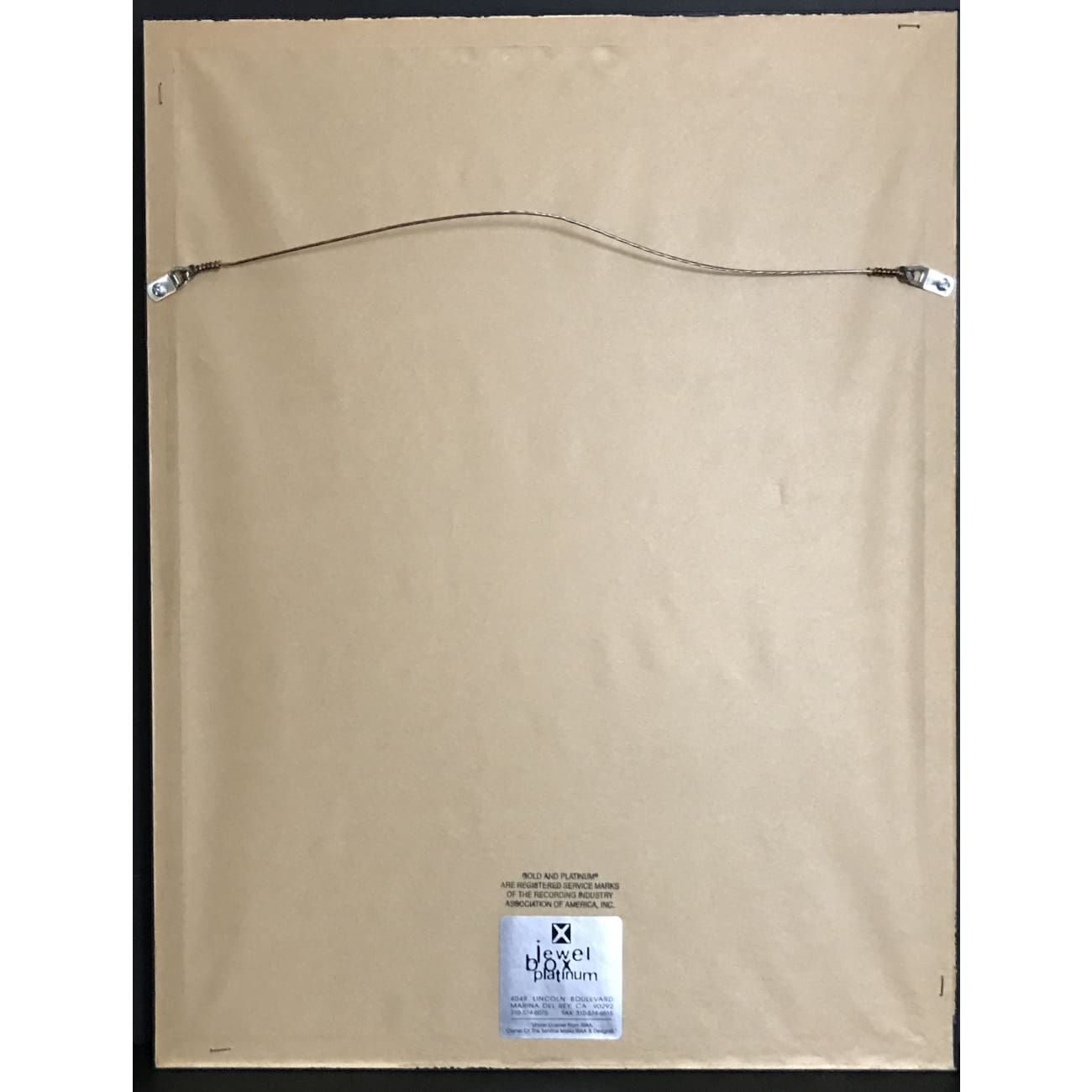 Coldplay Parachutes RIAA Gold Album Award - Certified Music Collectible for Fans & Display
