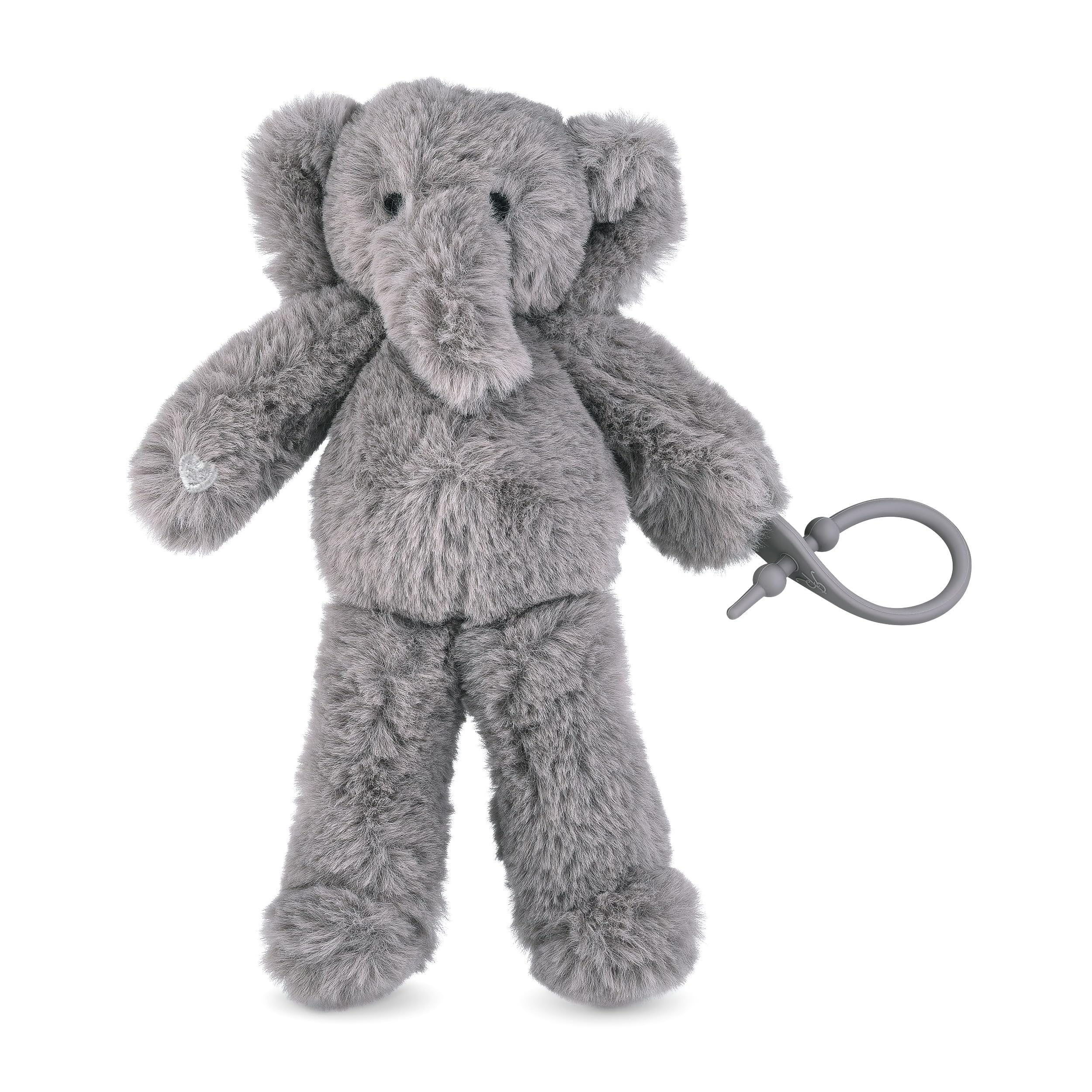 Ryan & Rose Cutie Cuddle Pacifier Holder - Adorable Elephant Design for Babies | Perfect for Strollers, Car Seats & Diaper Bags | Soft & Safe Pacifier Clip for Newborns & Infants