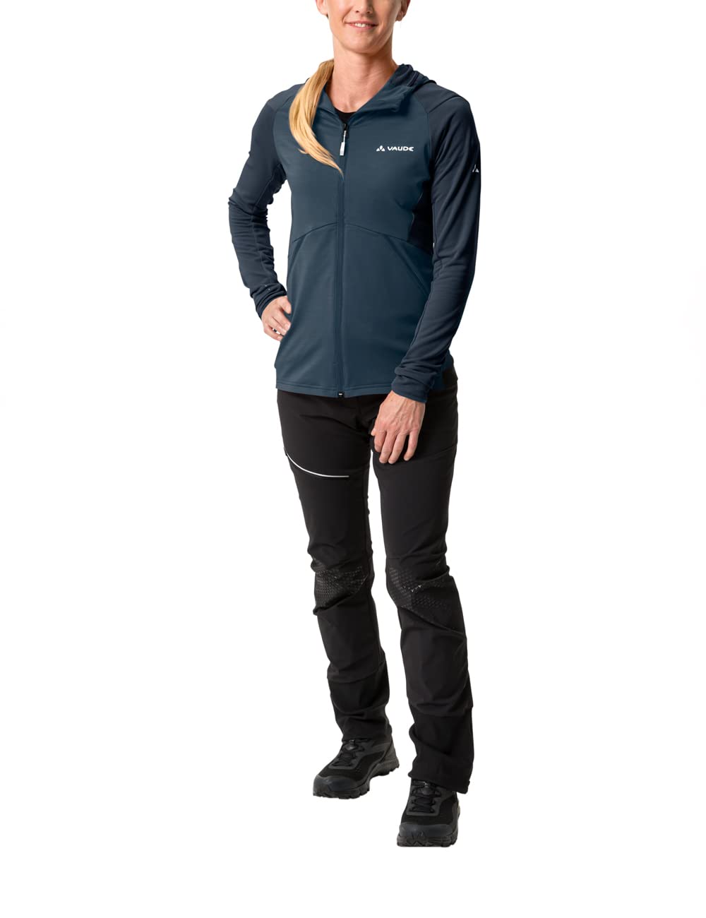 VAUDE Women's Scopi Fleece Jacket - Lightweight Warm Winter Outdoor Jacket for Hiking, Camping & Travel - Water-Resistant Softshell Fleece Coat