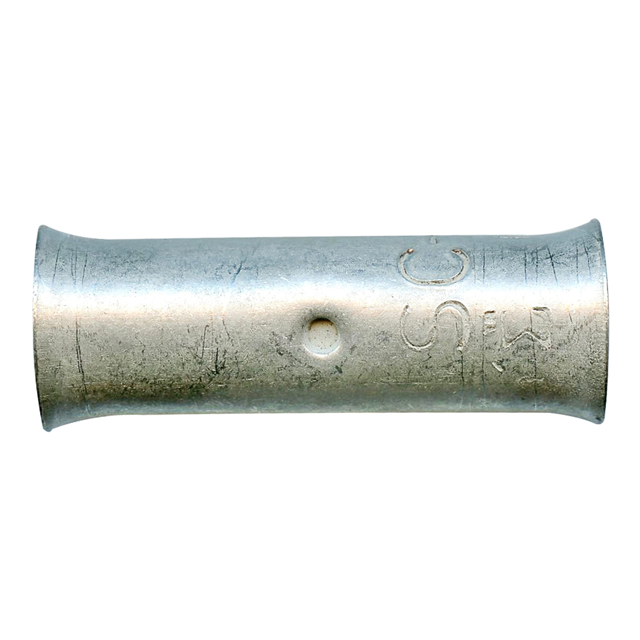Sherco-Auto 2 AWG Tinned Copper Butt Splice Connectors - 100 Pack for Battery Cables, Marine, RV & Automotive Wiring Applications