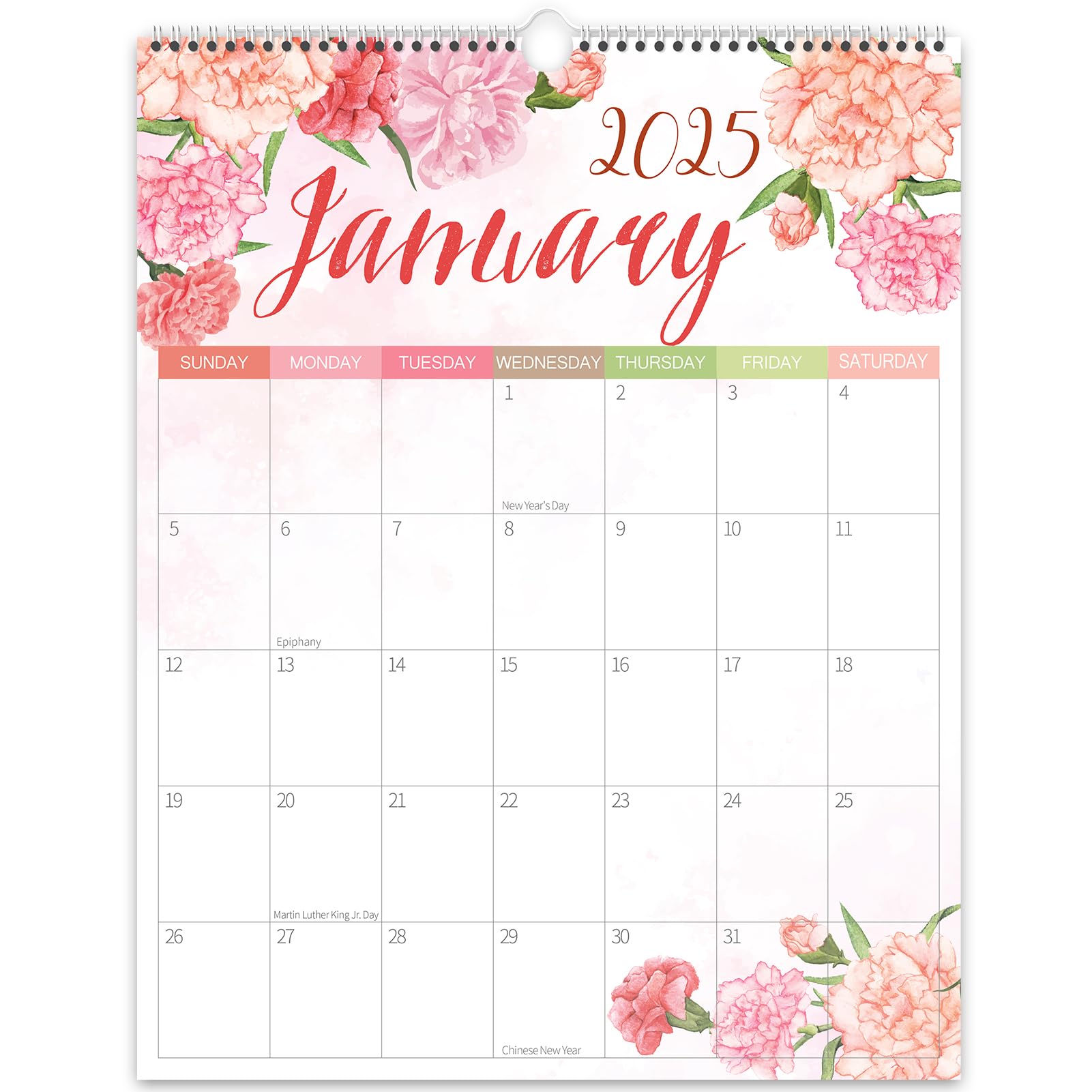 Guasslee 2025-2026 18-Month Academic Wall Calendar | Jan 2025-Jun 2026 Large 14