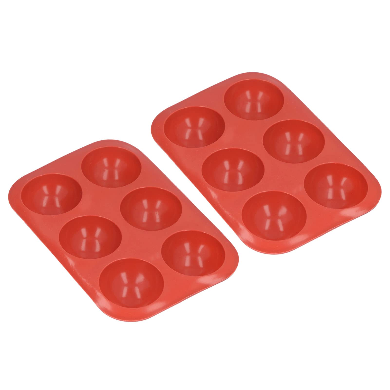 Premium 2PCS Silicone Chocolate Molds - Flexible, Eco-Friendly DIY Baking Tools for Cupcakes, Hot Chocolate Bombs & Candy Making - Perfect for Home Bakers & Holiday Treats