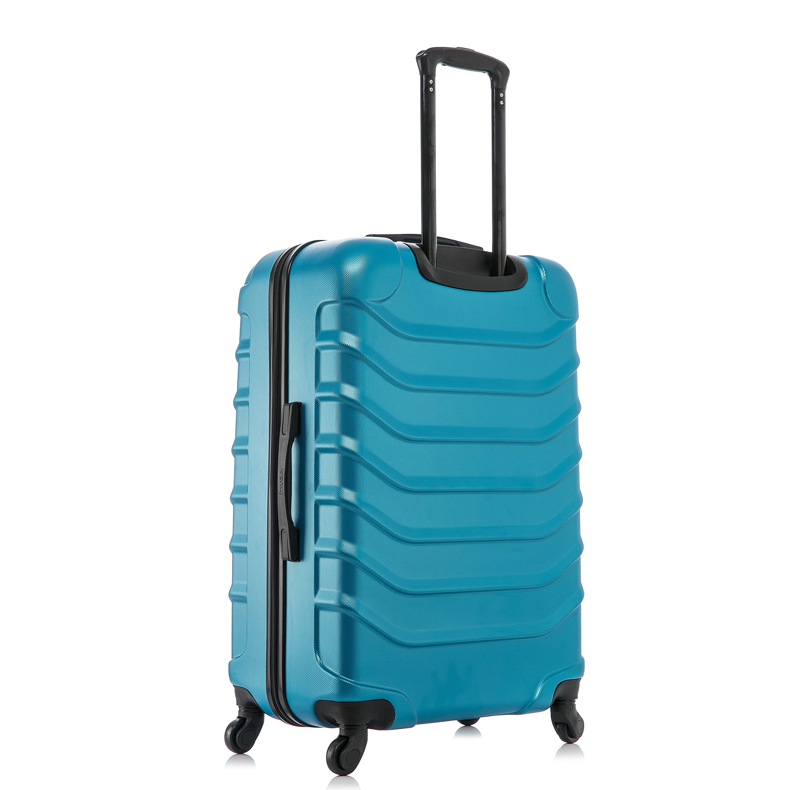 InUSA ENDURANCE 3-Piece Hardshell Luggage Set with Spinner Wheels (20in, 24in, 28in) - Lightweight Durable Teal Suitcase for Travel, Business Trips & Family Vacations