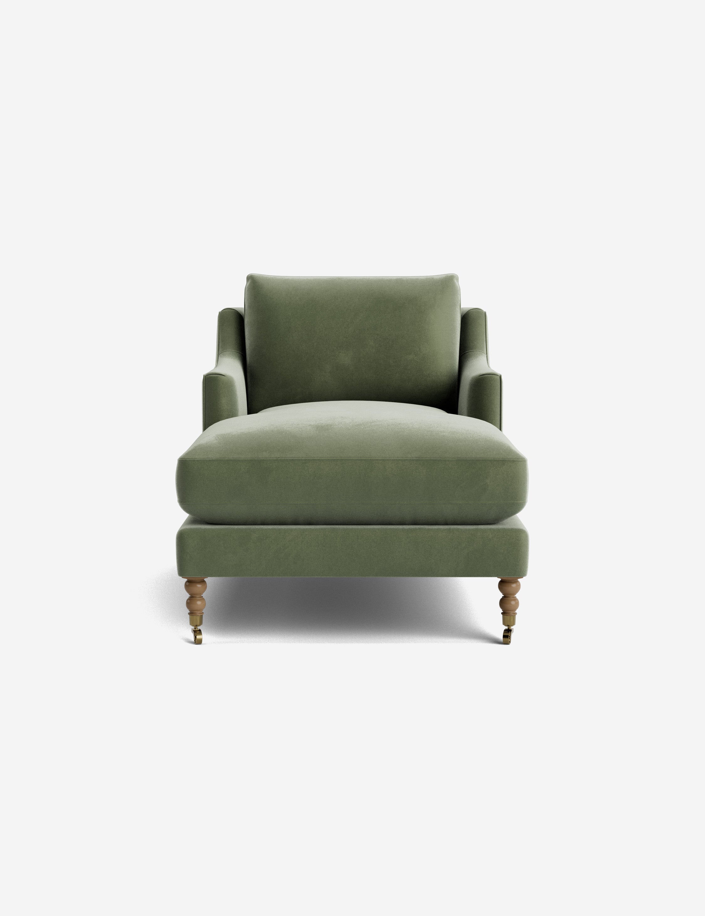 Fabienne Chaise Lounge Chair - Modern Accent Chair for Living Room, Bedroom & Office - Stylish Mid-Century Design with Upholstered Seat & Wooden Legs - Perfect for Relaxing, Reading & Decor