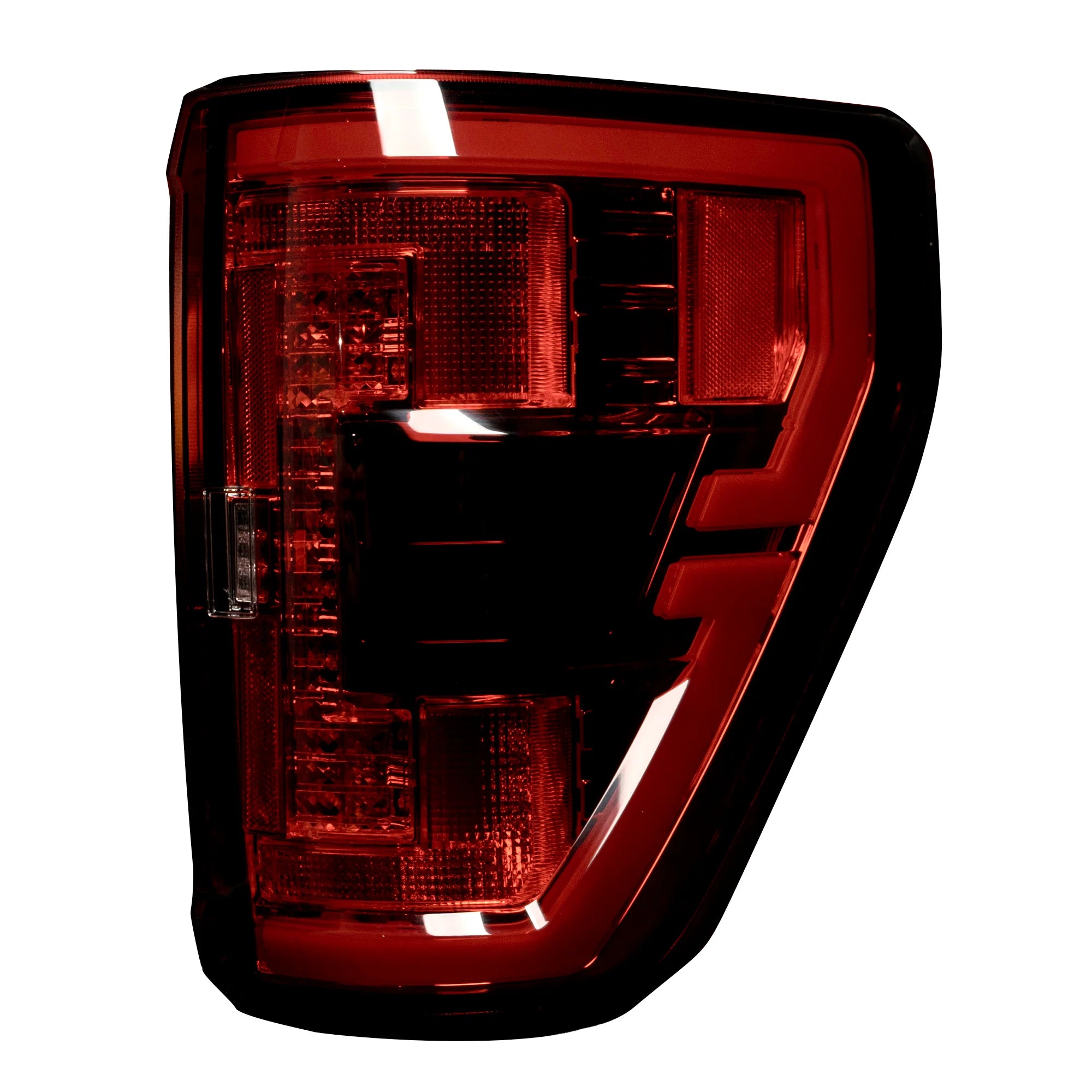 Ford F150 & Raptor 2021-2023 LED Tail Lights with BLIS | OEM Replacement Red Lens OLED Taillights | Upgrade for Off-Road & Night Driving
