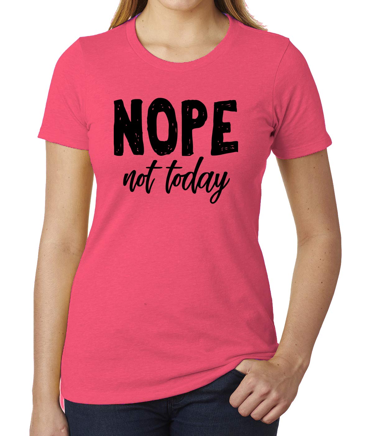 Empowering Feminist T-Shirts for Women - Cool 'Nope Not Today' Graphic Tees - Casual Wear for Protests, Work & Everyday Confidence