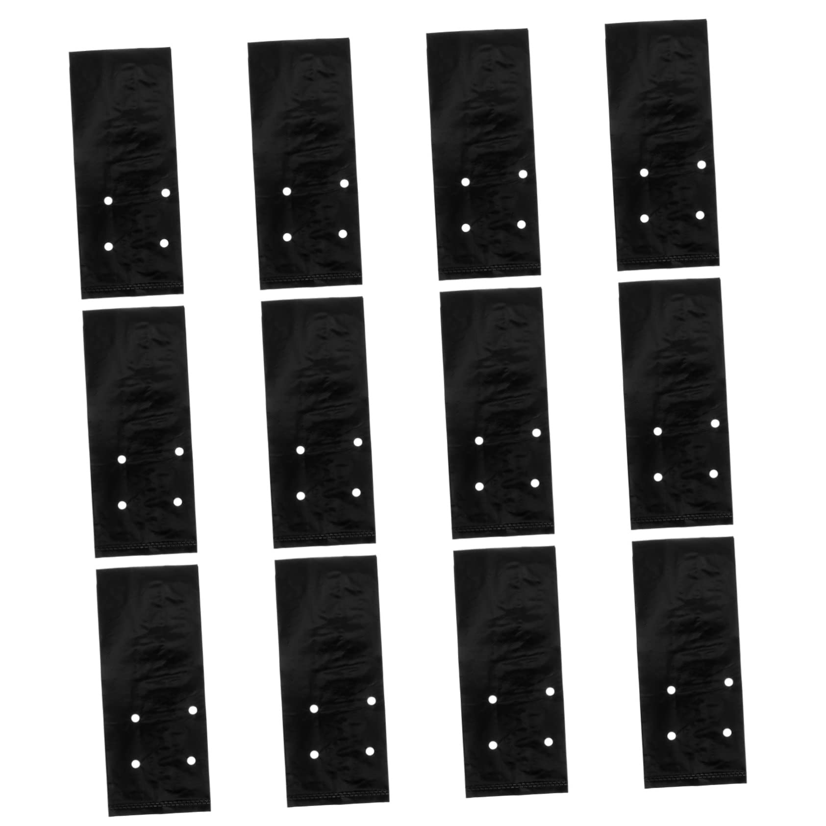 100 Pcs Plastic Nursery Bags for Plants - Reusable Grow Bags & Planter Pots for Strawberries, Seedlings, Vegetables | Indoor/Outdoor Gardening, Hydroponics, Greenhouse Use