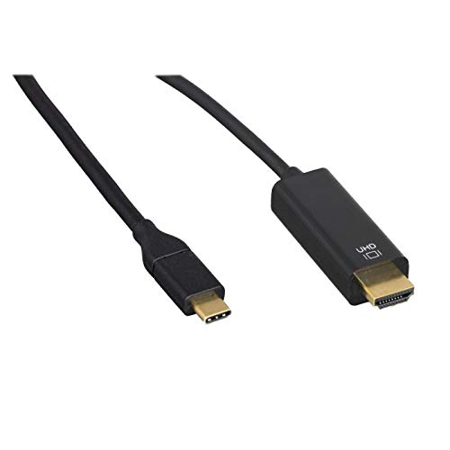 Premium USB-C to HDMI 4K Cable 6ft - High Speed 4K@60Hz HDR Video & Audio Sync - Compatible with MacBook Pro, iPad Pro, Galaxy S22 - Perfect for Home Theater, Gaming & Office Presentations
