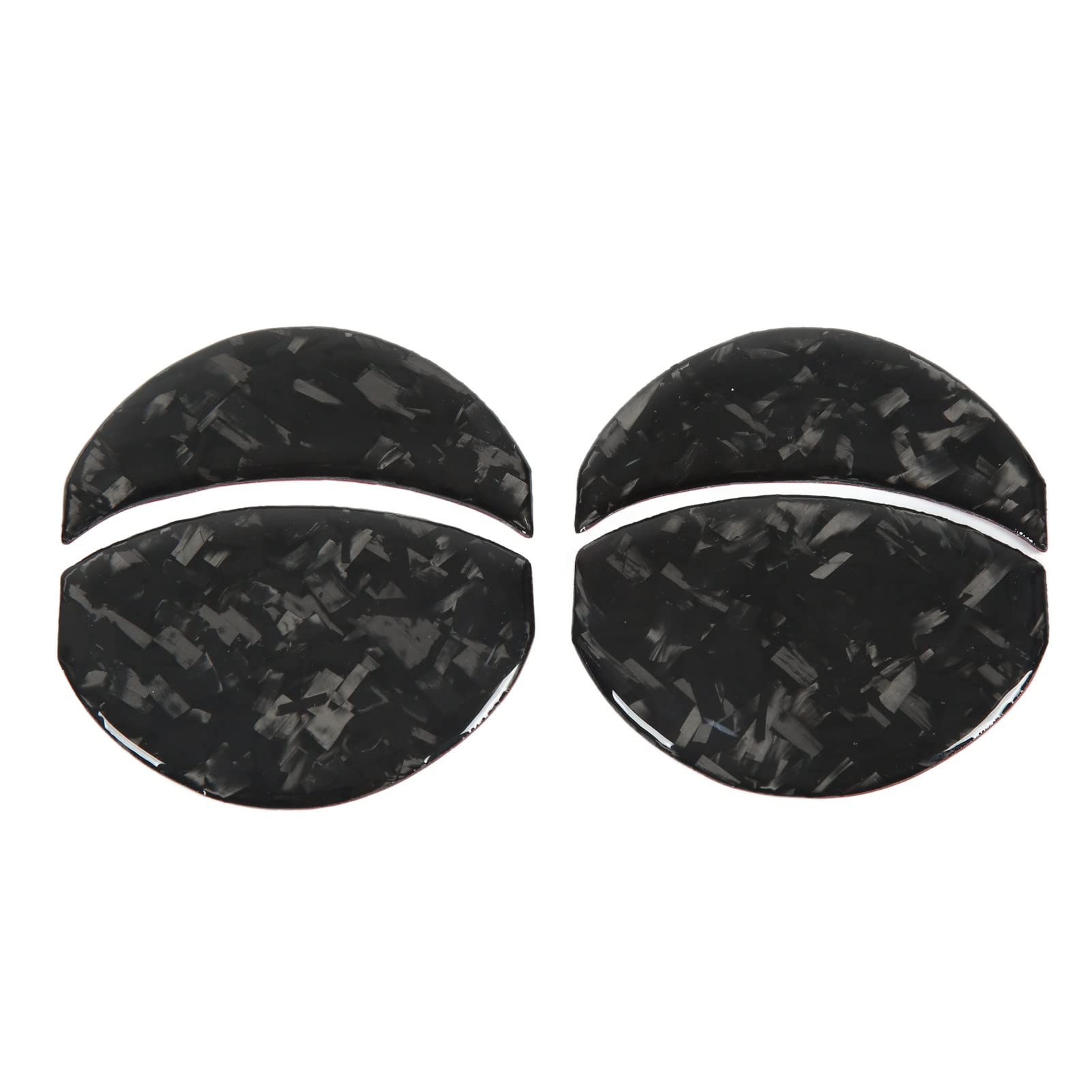 Carbon Fiber Air Vent Cover Trim - Easy Stick-On Car Air Outlet Decoration for Improved Interior Style | Perfect for Sedans, SUVs & Luxury Vehicles