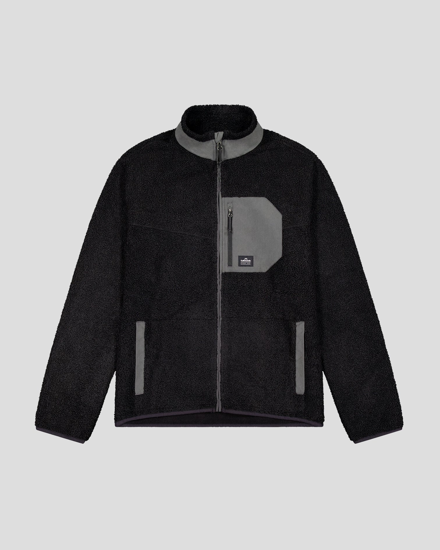 Men's Co Z High Pile Jacket v3 - Black Stingray | Warm Winter Coat for Outdoor Activities & Casual Wear