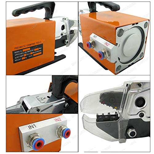 Ochoos AM-10 Electric Wire Crimper | Pneumatic Terminal Crimping Tool Machine for Various Terminals | CE Certified | Perfect for Electrical Wiring & Automotive Repairs