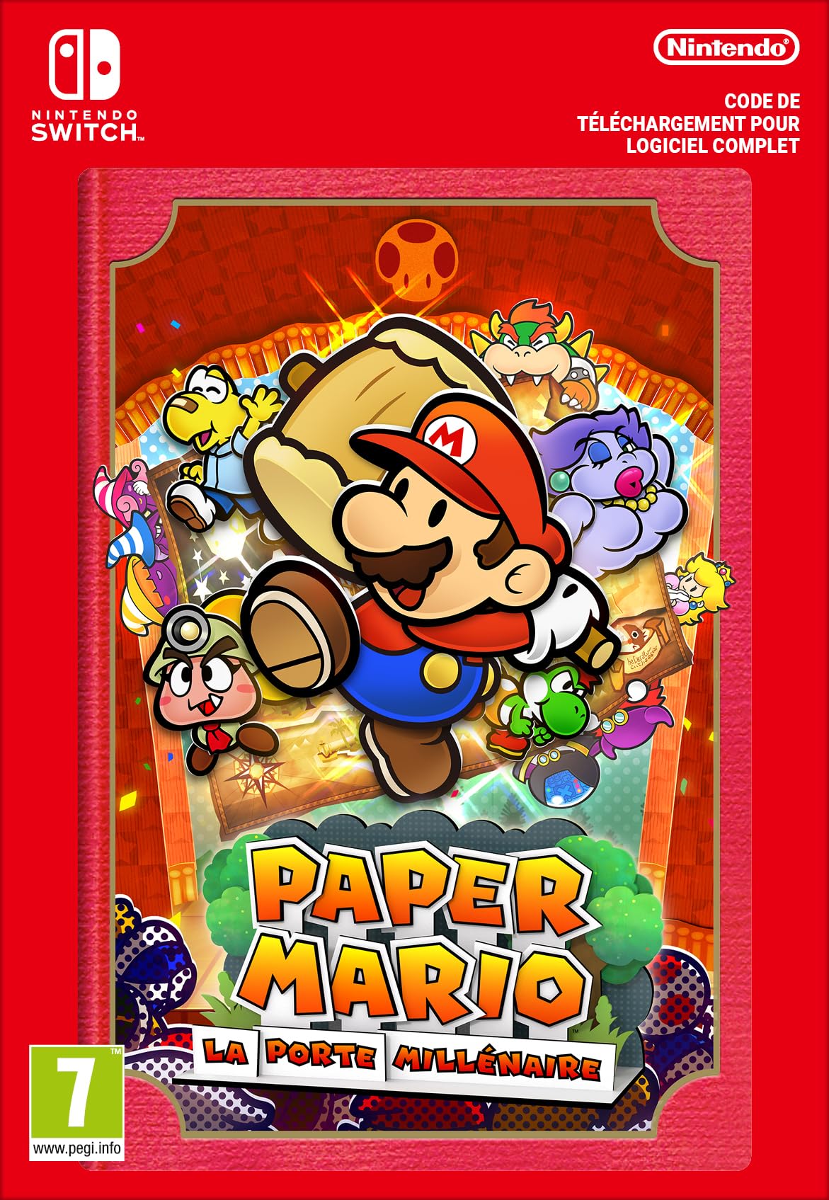 Paper Mario: The Origami King Standard Edition | Nintendo Switch – Digital Download Code | Adventure Game for Family & Kids Fun