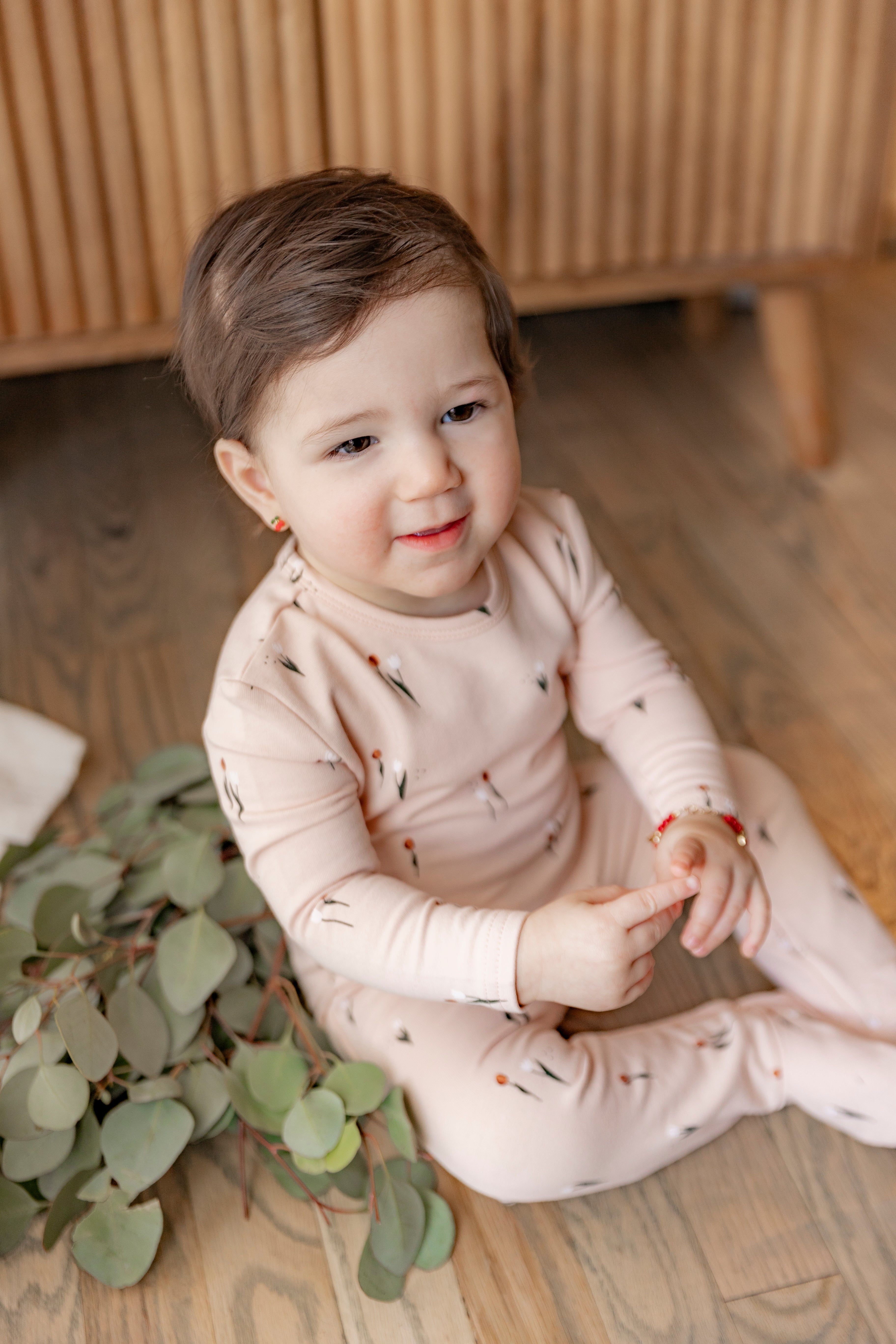 Adorable Scooter & Tulip Printed Baby Onesie - Soft Cotton Bodysuit for Infants & Toddlers - Perfect for Playtime, Outings & Photo Shoots