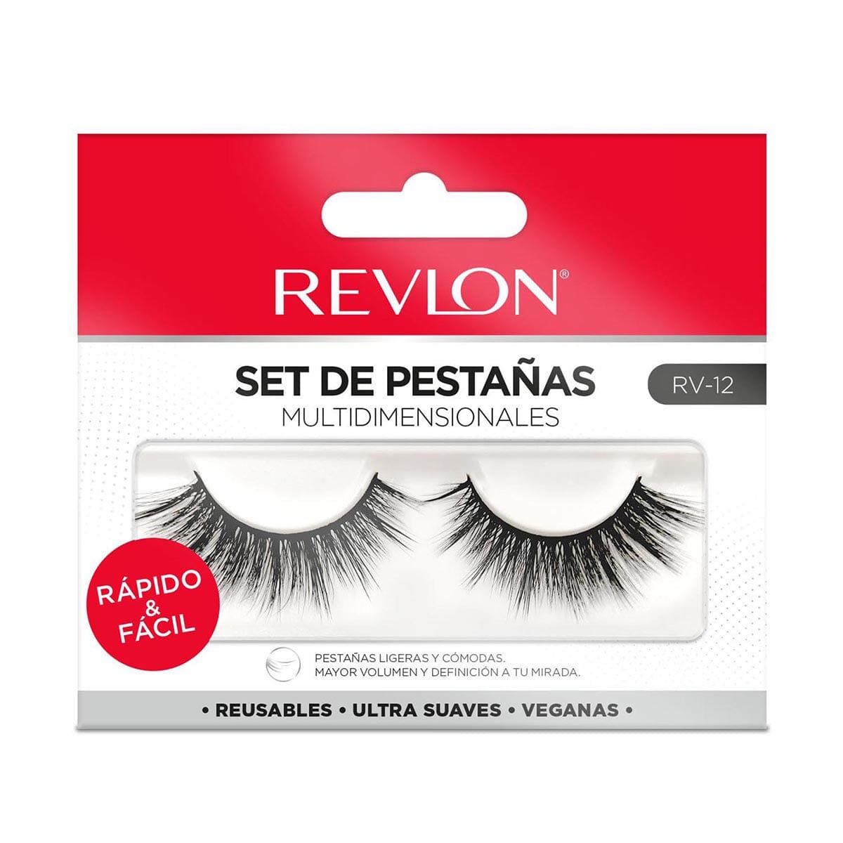 Revlon Eyelashes - 1 Pair, Style 12 | Natural Look False Lashes for Everyday Wear & Special Occasions