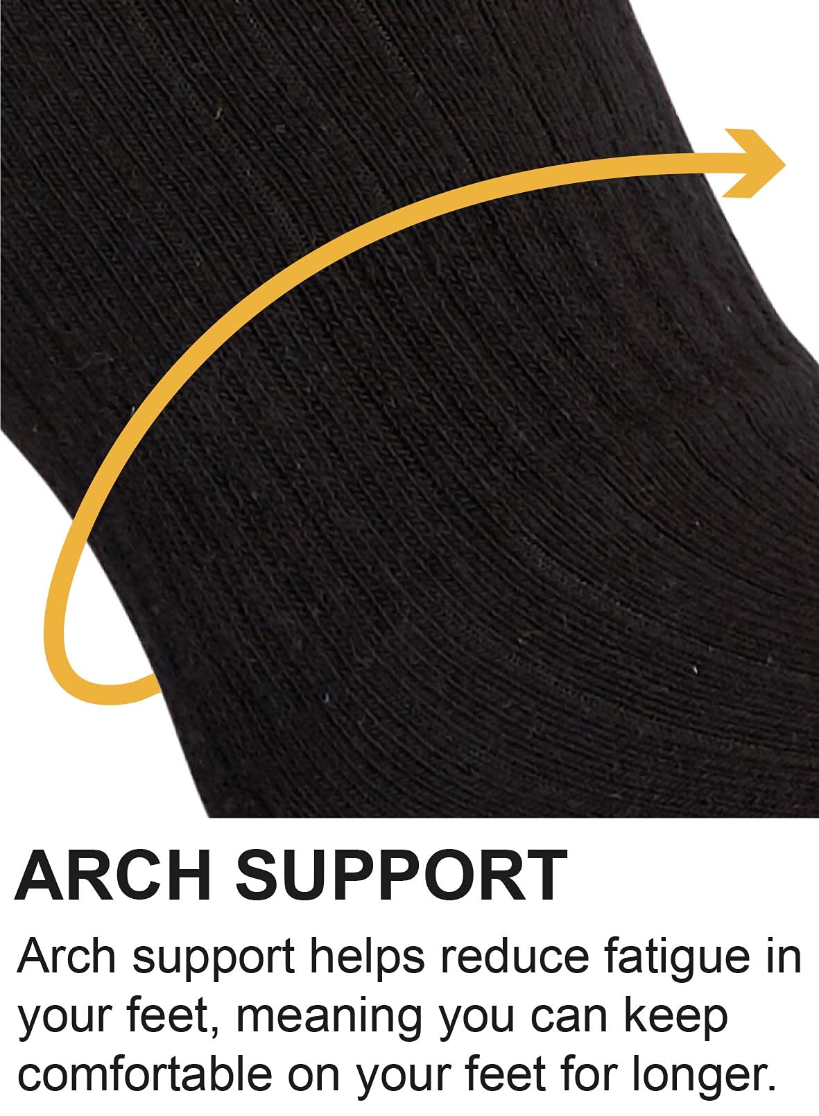 JCB Men's Work Socks 3 Pack - Breathable Outdoor Activity & Boot Socks for Hiking, Construction & Daily Wear (UK 6-8.5) - Durable Comfort Socks for Men