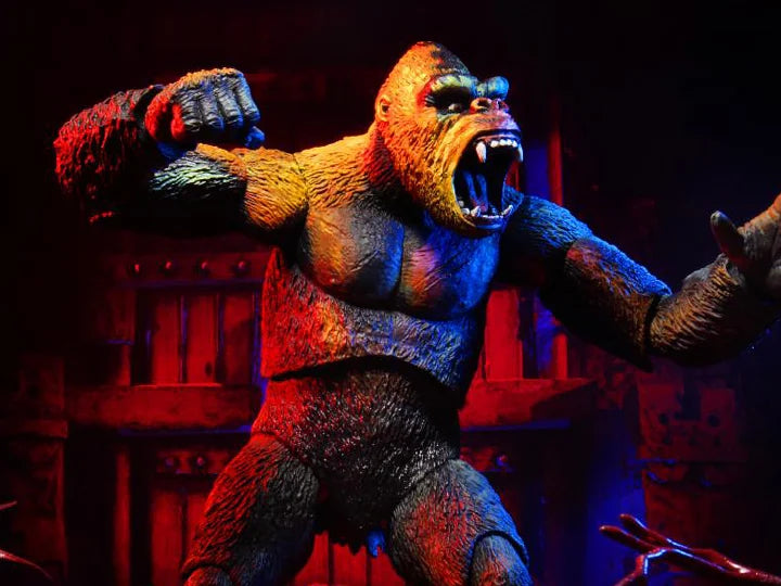 NECA King Kong Illustrated Version Action Figure - Collectible Movie Monster Toy for Display & Gifts - Perfect for Fans, Collectors & Home Decor