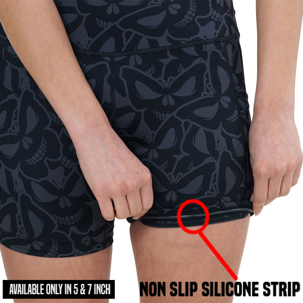 Stylish Flutter Skull Shorts for Women - Trendy Summer Casual Wear | Perfect for Beach, Gym, and Everyday Outfits