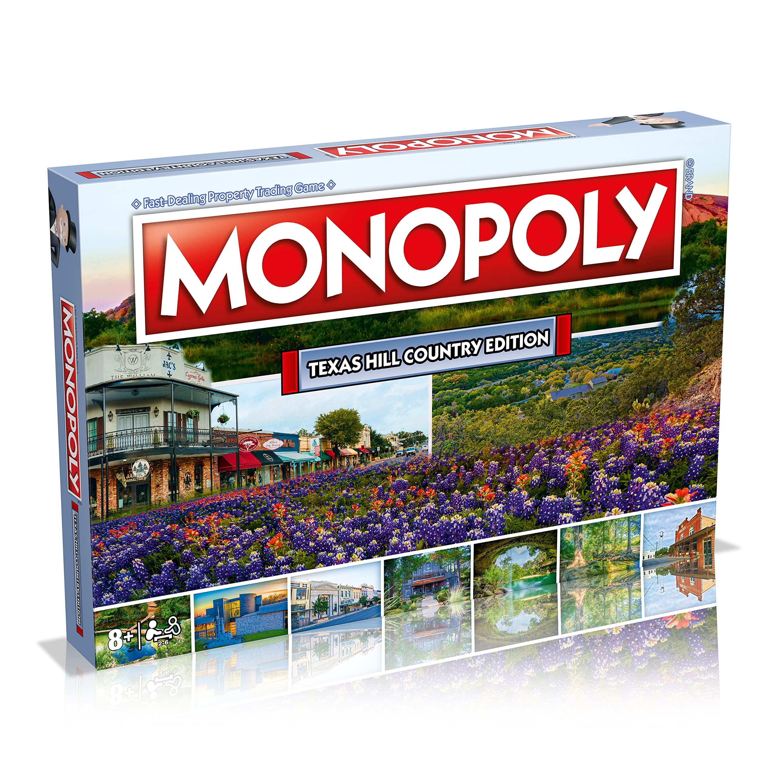 Monopoly Texas Hill Country Edition Board Game for 2-6 Players | Family Fun Game Night for Kids 8+ & Adults | Strategy Board Game for Parties & Family Gatherings