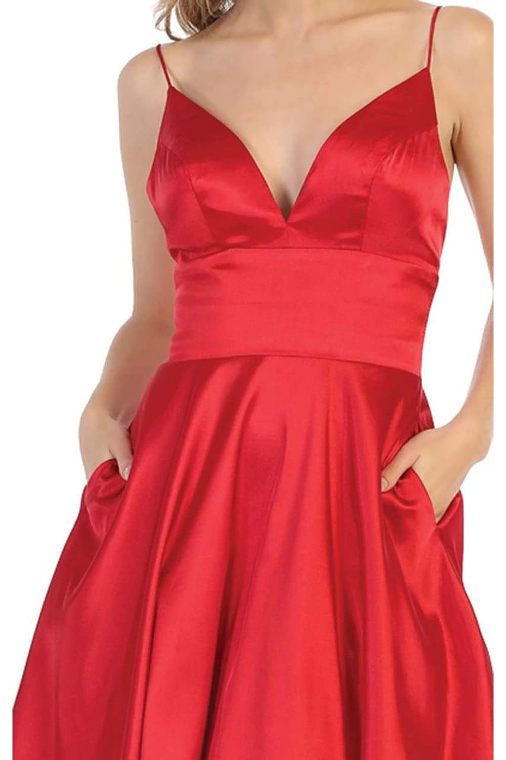 Elegant Burgundy Cocktail Dress for Women - Perfect for Evening Parties, Weddings & Special Occasions